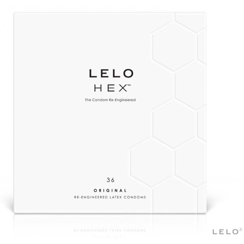 Hex original preservativos 36pack preservativos lelo