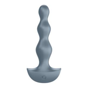 plug anal vibrador gris