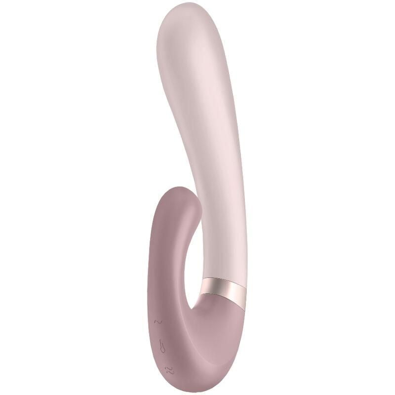 Satisfyer Heat Wave Vibrador Efecto Calor Mauve App izquierda vibrador satisfyer heat wave