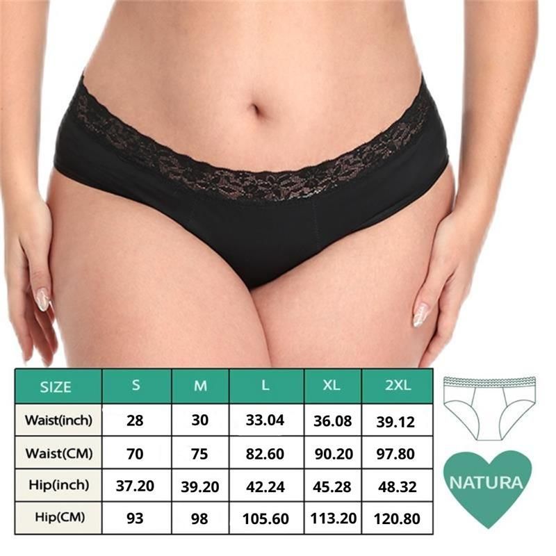 Adalet Eco Period Braga Menstrual Súper tallas bragas menstruales