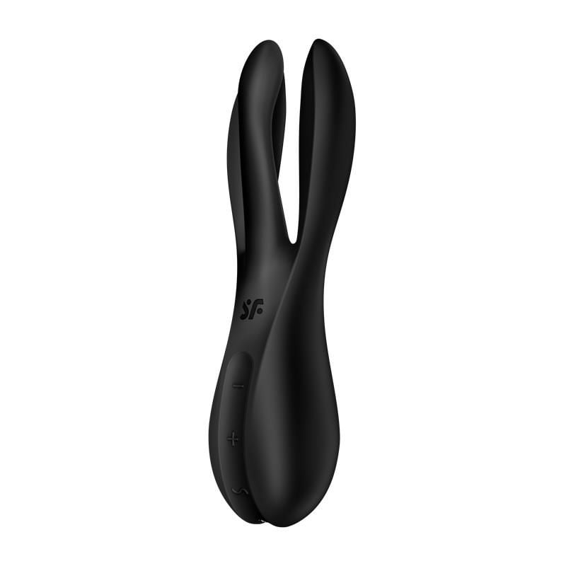 Satisfyer Vibrador Threesome 2 Negro derecha vibrador satisfyer negro