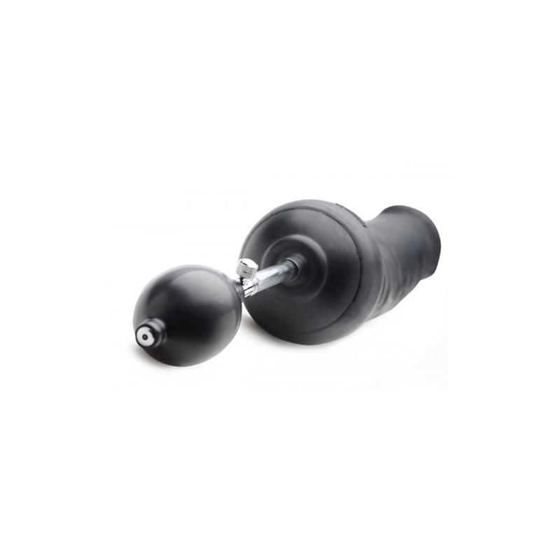 Dildo Inflable XL Negro inflando dildo consolador xl