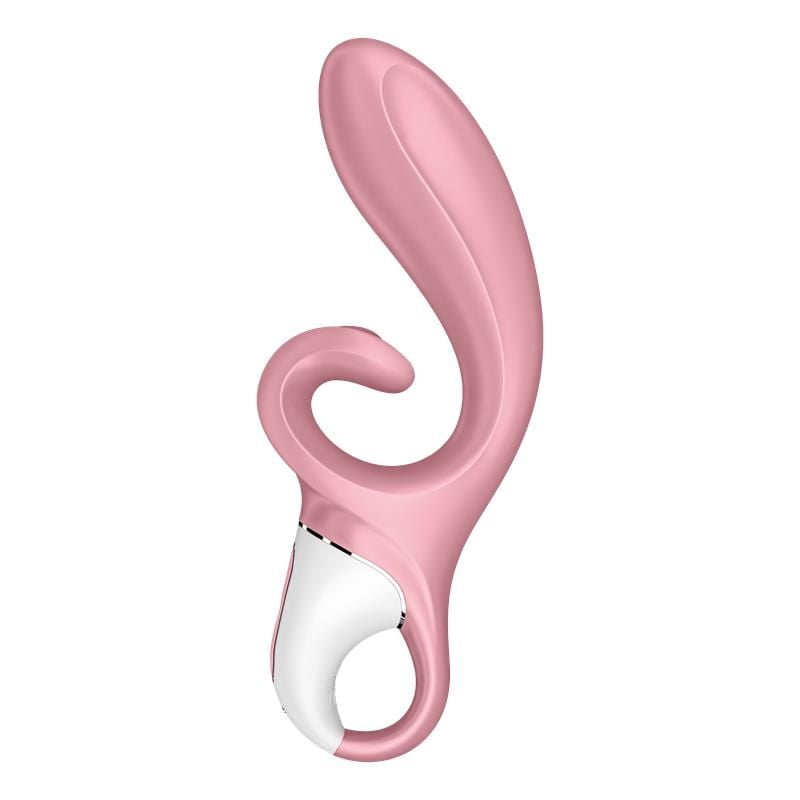 Vibradores Satisfyer Vibrador Hug Me App Satisfyer Connect Rosa derecha vibrador satisfyer flexible