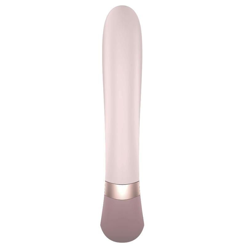 Satisfyer Heat Wave Vibrador Efecto Calor Mauve App trasera vibrador satisfyer heat wave