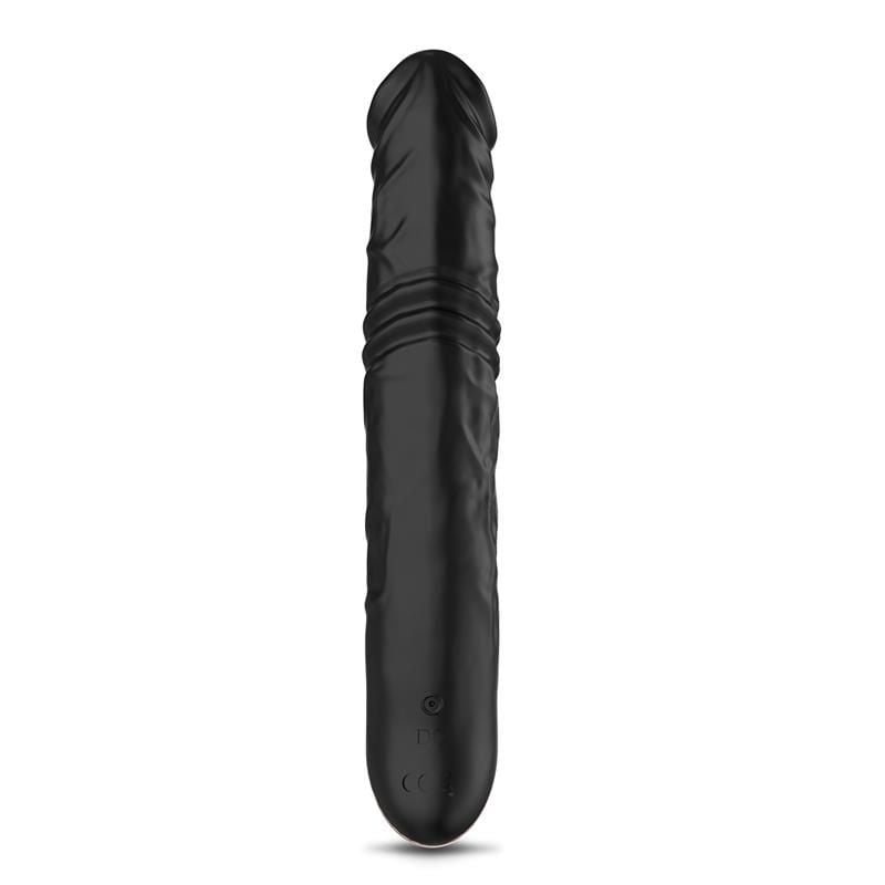 Gopower Jamie Vibrador Conejito Movimiento Thrusting trasera vibrador negro