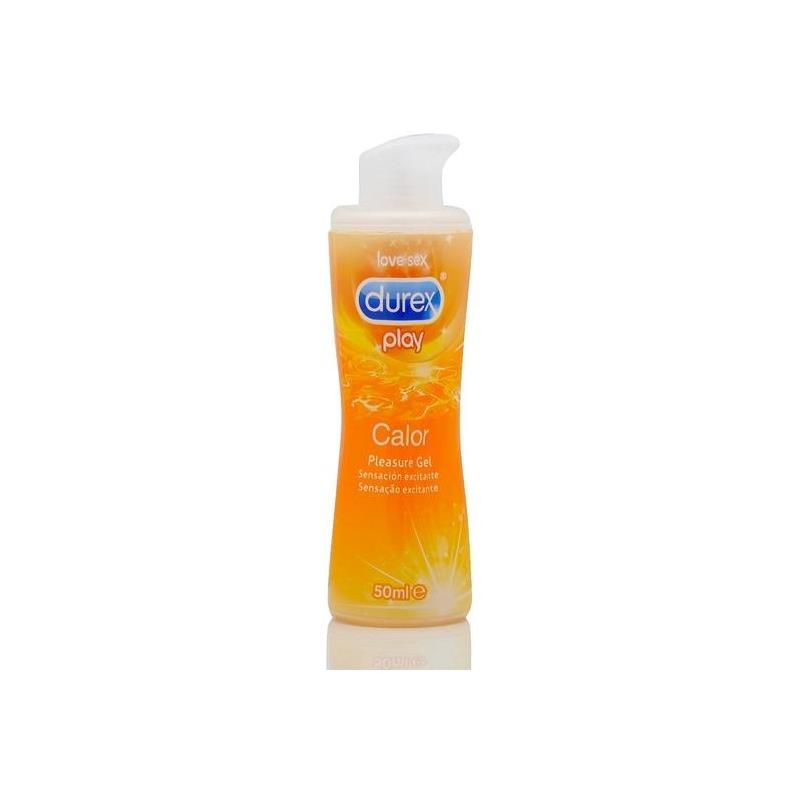 Lubricante durex play calor 50 ml abierto lubricante durex play