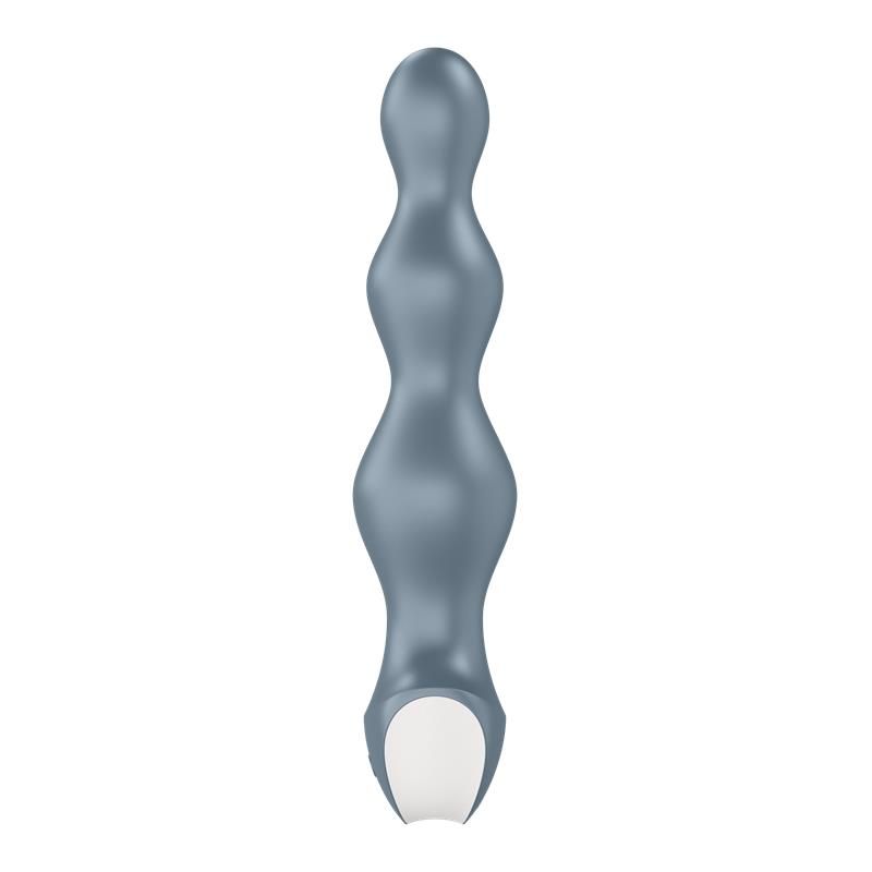 Vibradores Satisfyer Plug Anal con Vibración Lolli Plug 2 Ice izquierda plug anal vibrador gris