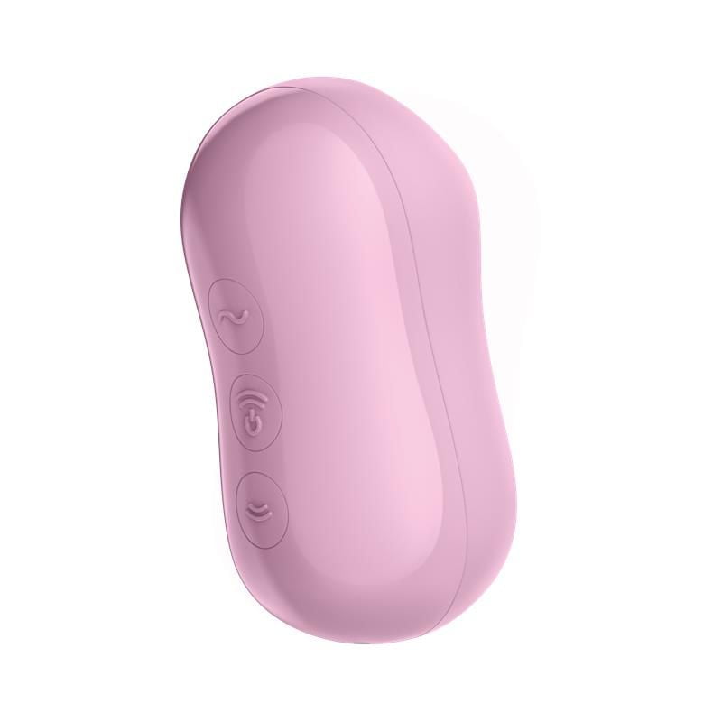Satisfyer Cotton Candy Vibrador y Succionador Lila derecha Succionador de clítoris