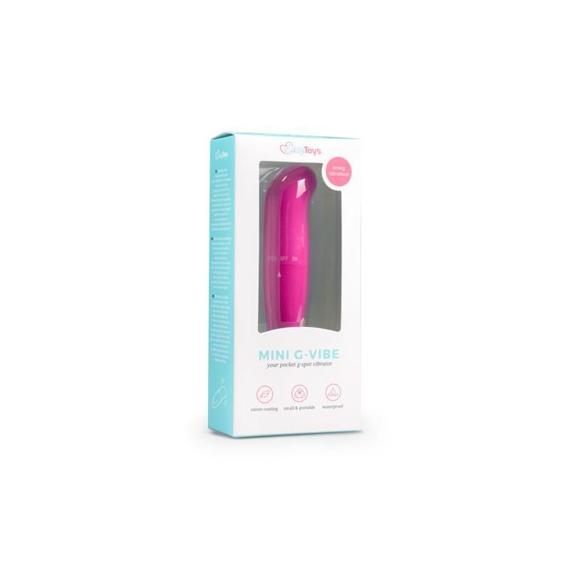 EasyToys Mini Vibrador Punto-G Rosa caja mini vibrador rosa