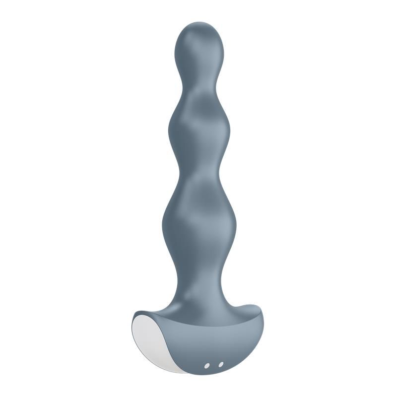 Vibradores Satisfyer Plug Anal con Vibración Lolli Plug 2 Ice delantera plug anal vibrador gris
