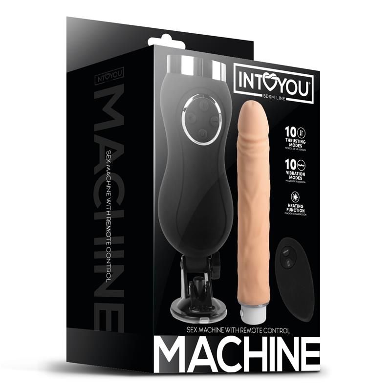 IntoYou BDSM Sex Machine Vibración, Thrusting, Calor caja consolador vibrador bdsm