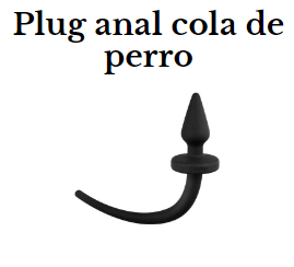 plug cola de perro